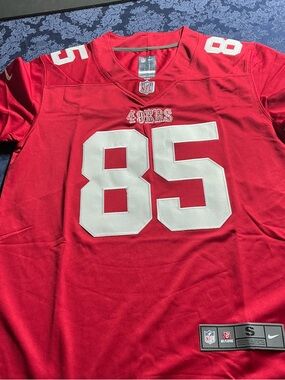 San Francisco 49ers #85 Red NFL Nike Jersey